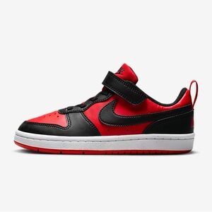 Nike Kids Black and Red Sneakers